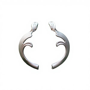 Servicio de modelado 3D de hojas decorativas de estampado forjado de hierro forjado de acero fundido incluido para jardín al aire libre o diseño de interiores - Product Image 1