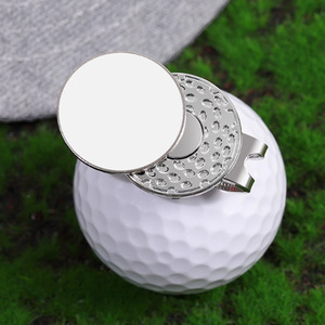 Clips de chapeau magnétiques personnalisables pour marqueurs de balle de golf, supports vierges pour gravure laser, clips de cheveux pour visière de chapeau, accessoires de chapeau gravables DIY - Product Image 3