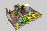 Bloc de construction en plastique BettaplayEnsembles de jeu souples Blocs de construction géants EPP Terrain de jeu