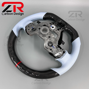 Accesorios para Automóviles <span class=keywords><strong>Hyundai</strong></span> Elantra N <span class=keywords><strong>GT</strong></span> I30N I20N <span class=keywords><strong>Line</strong></span> Sonata, Volante de Fibra de Carbono Personalizado con Calefacción - Product Image 6
