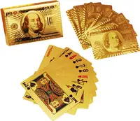 Tarjeta de juego de oro, personalizada, de alta calidad, PVC, suave, resistente al agua
