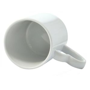 Unique Best Quality Sublimation Custom Logo Print 11Oz Simple White Coffee Cups Ceramic Mug With <b>Heart</b> <b>Shape</b> Handle - Product Image 6