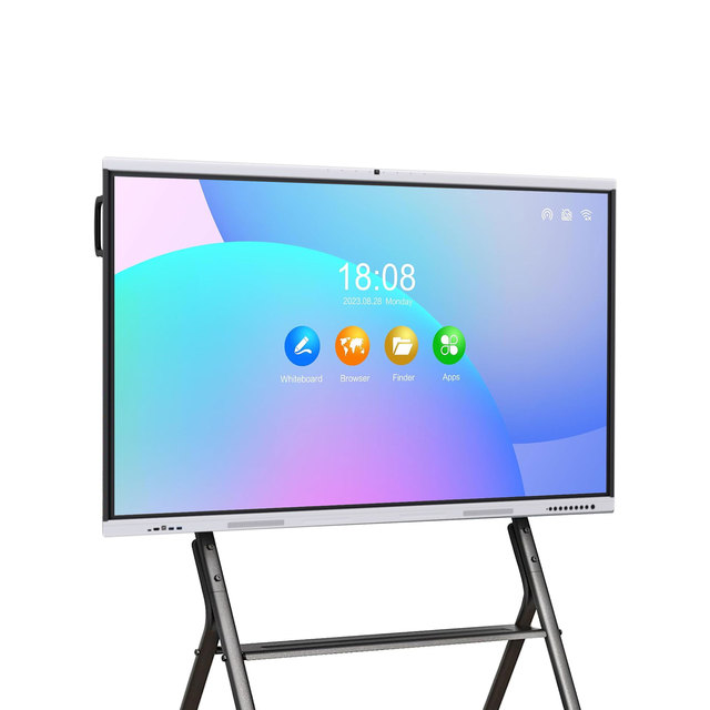 75-Inch 4K Smart TV with 48MP Camera & 40-Point Touch Screen for Home Learning and Business Use