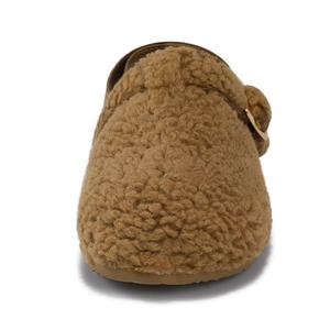 Chaussons en peluche pour enfants YL-25451 avec sangle réglable - Sandales d'intérieur d'hiver pour garçons et filles, chaudes, antidérapantes et disponibles en OEM/ODM - Product Image 2