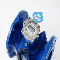 Medidor de Agua Ultrasónico Inteligente NB-IoT DN150 de Doble Canal con Brida, Directo de Fábrica, para Proyectos de Agua Municipal