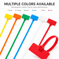 Etiquetas de Identificación para Logística, Autoadhesivas, de Nailon, RoHS REACH, Industriales, Escriturables, Grandes, con Cierre Automático, para Cables