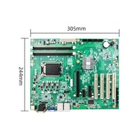 Nueva Placa Base Industrial Eip KH-B75C Intel ATX de 2.ª/3.ª Generación B75 LGA1155 con 6 Puertos Seriales, Doble Gigabit, Controlador SATA 1P/2P