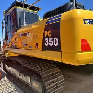 Moteur d'excavatrice Komatsu PC350 d'occasion de qualité supérieure, 35 tonnes, 187 kW, équipement de terrassement de haute qualité - Product Image 2