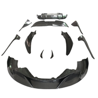 Kit carrosserie en fibre de carbone RY Style lèvre avant diffuseur arrière garde-boue jupe latérale aileron arrière lame de vent pour McLaren 720s