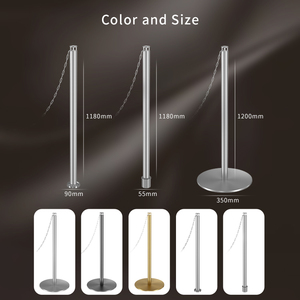 야외 행사 및 스포츠 도로 안전 장벽 교통 장벽 중형 군중 통제 스탠션 포스트 - Product Image 6