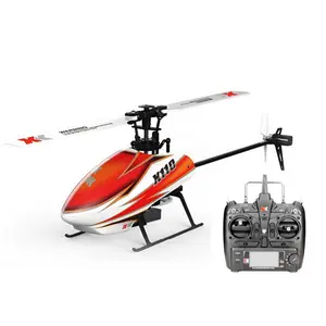 Xk k110 flybarless r/c com gyro helicóptero, seis canais, sem escova, 3d, mini rc helicóptero v977 rc helicóptero
