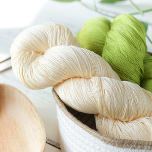 Fil à dentelle en coton de qualité supérieure 600g, respirant et doux, fil à crocheter de marque coréenne, bobine de fibre naturelle pour tricot de robes d'été - Product Image 5