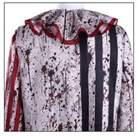 Costume de Clown Femme Zombie Effrayante pour Cosplay, Robe de Bouffon de Cirque, Tenue de Scène pour Fête d'Halloween, Jeu de Rôle, Carnaval, Spectacle Anime