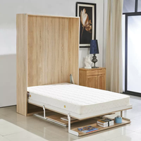 Quincaillerie murale invisible pour lit escamotable électrique double couche multifonctionnelle avec panneau de bois Accessoire