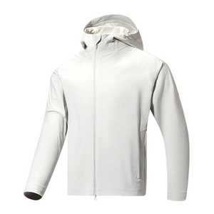 Chaqueta con Capucha de una Sola Capa, Resistente al Viento, de Color Sólido, para Hombre, para Senderismo, Trabajo, Uniforme, Manga Larga - Product Image 2