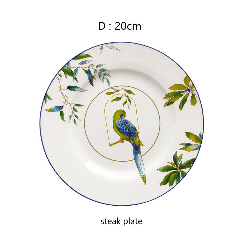 จานสเต็ก8นิ้ว