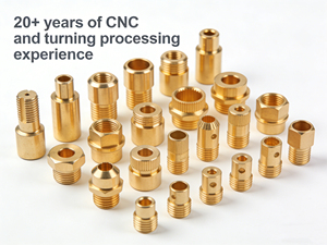 Servicio de Fabricación Personalizada, Mecanizado CNC y Torneado de Pernos de Latón, Prototipado Rápido, Perforación, Piezas Metálicas de Bronce, Mecanizado CNC de Latón - Product Image 1