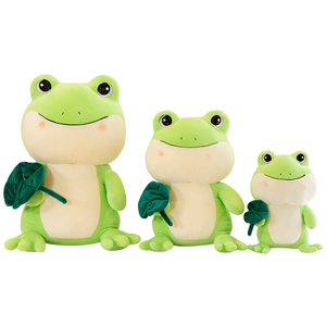 Roba rana giocattoli <span class=keywords><strong>rosa</strong></span> peluche decorazione per la casa giocattoli per bambini rana bambola - Product Image 6