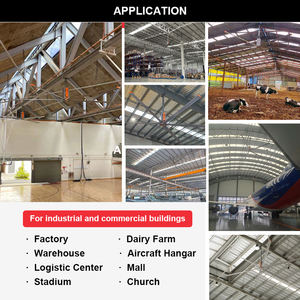 <span class=keywords><strong>Ventilateur</strong></span> de plafond à grande pale en aluminium HVLS RTFANS avec moteur à engrenages pour la ventilation des fermes, des entrepôts et des usines - Product Image 6