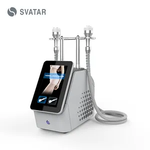 SVATAR 2024 신상품 얼굴/몸 2-in-1cryotherapy 피부 강화 바디 쉐이핑 셀룰 라이트 감소를 위한 기계