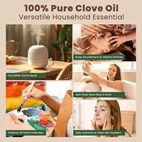 Minyak Esensial Cengkeh Organik 100% Alami Murni, Eugenol Tinggi, Antibakteri, Aromaterapi Kelas Atas, Perawatan Gusi, Pemutih Gigi, Pijat