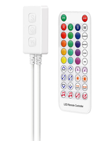 Contrôleur LED sans fil intelligent Tuya WiFi pour bande lumineuse LED RGB, variateur d'intensité d'application, contrôleur RGBIC 12V-220V