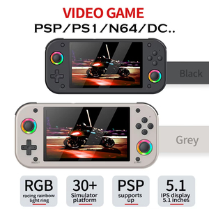 Nouvelle console de jeu portable FORYOBUD M26, écran IPS 5,1 pouces 800x480, système d'exploitation Linux, batterie 3000 mAh, lecteur vidéo rétro 3D RGB, jeux - Product Image 2