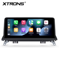 Lecteur multimédia GPS de voiture Android XTRONS 10.25 pouces avec CarPlay intégré et Android Auto pour BMW X5/X6 CCC