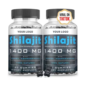 Cibo sano Shilajit puro himalayano produttori di vitamine gommose organiche puro estratto di Shilajit integratore di Gummies Shilajit