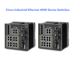 Switch Ethernet industriel géré 8 ports PoE+ QoS empilable pour réseaux périphériques, séries IE IE-4000-8GT4G-E et IE-4000-8GS4G-E - Product Image 2