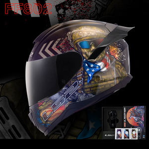 Casque intégral LS2 <span class=keywords><strong>Original</strong></span> FF802 à double visière, déverrouillage rapide, ABS, casque sans fil BT avec interphone, emballé, vente en gros d'usine, KPA pour - Product Image 6