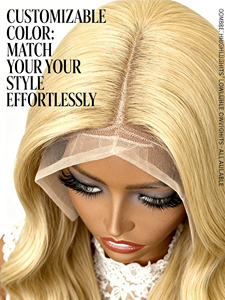 Peluca de Cabello Virgen Brasileño con Frente de Encaje HD 13x6 sin Pegamento, Color Rojizo, 200% de Densidad, Cabello Corto para Mujer, Venta al Por Mayor - Product Image 6