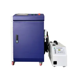 Máquina de solda a laser de fibra de metal CW, descalcificador, pequena e portátil, industrial, 1000 W, 2000 W