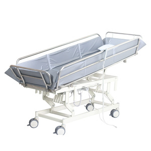 Electric Nursing Bathing <b>Bed</b> With Adjustable Height And <b>Backrest</b> <b>For</b> Elderly And Disabled Patients - Product Image 2
