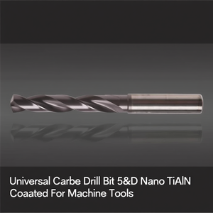 Foret universel en carbure 5xD avec revêtement Nano TiAlN pour machines-outils - Product Image 3