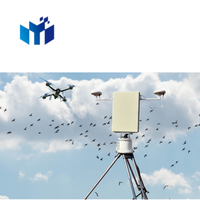 Radar de détection de drones MYT X-Band, reconnaissance de signature avancée, portée de 10 km, discrimination des oiseaux et des drones