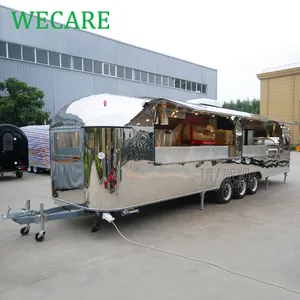 Wecare Mobile Bar Trailers Mobile Kitchen Food Trailer Food Truck with Full Kitchen