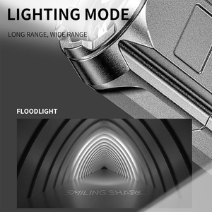 <span class=keywords><strong>Torcia</strong></span> LED Potente di Alta Qualità Ricaricabile, Resistente all'Acqua, con Zoom, USB, Luce Tattica Portatile per Campeggio - Product Image 6