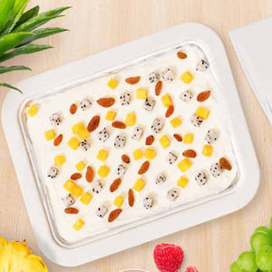 เครื่องทำไอศกรีมจานเครื่องโยเกิร์ตทอดกระทะครัวเรือนโยเกิร์ตถาดน้ำแข็งทอด304สแตนเลสมินิทอด<span class=keywords><strong>ถาด</strong></span>น้ำแข็งทนทาน - Product Image 2