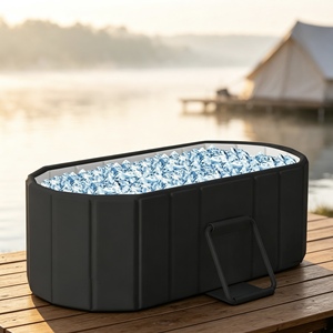 Équipement de bain de luxe haut de gamme pour adultes, avec structure stable, pour salle de sport à domicile, cryothérapie intérieure et relaxation corporelle – Baignoire de bain de glace - Product Image 1