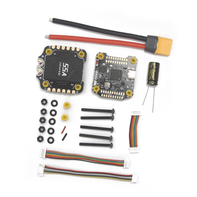 F405 V4 FC F4 Stack Flight Control BLS 4-in-1 55/60A ESC 3-6S 30x30 INAV Betaflight Bluetooth for 5-8inch FPV Drone Frame Parts