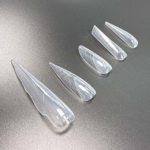 Herramientas de Escultura de <span class=keywords><strong>Uñas</strong></span> de Polipropileno de Doble Forma, Secado Rápido sin Rastro, <span class=keywords><strong>Uñas</strong></span> de Extensión de Dedos, Forma Ovalada/Ataúd, Estilo Francés, Cobertura Completa - Product Image 1