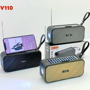 Altavoz Inalámbrico Portátil con Energía Solar, Mini Woofer Estéreo, Batería Recargable, Radio FM, TF, USB, para Fiestas al Aire Libre - Product Image 2