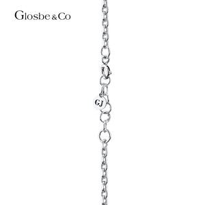 Collier personnalisable en argent pur synthétique (cultivé en laboratoire) rond de couleur argent du Vietnam avec gravure de nom - Product Image 2