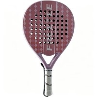 Raquette de padel personnalisée 2026, surface rugueuse 3K 3D, noire, EVA, style Viper, service OEM/ODM, en stock, qualité usine