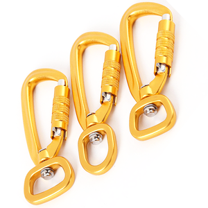 <span class=keywords><strong>Mousqueton</strong></span> pivotant en aluminium 7075 pour laisses <span class=keywords><strong>de</strong></span> chien avec crochet sécurisé <span class=keywords><strong>Type</strong></span> d'oxydation anodique Finition Soulwinpets Marque - Product Image 1