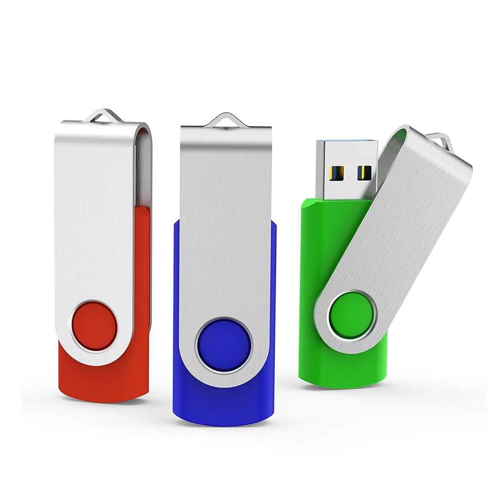 Memória Flash Drive USB 2.0/3.0 TEMU Fillinlight Hotsale 1GB 2GB 4GB 8GB 16GB 32GB 64 GB USB Pen drive giratório Twister