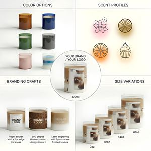 Luxury Layered Drink Scented Soy Wax <b>Candle</b> Iced Matcha Latte For Modern Cafe Decor Wholesale Private Label Premium <b>Set</b> - Product Image 2