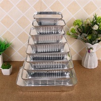 Barquettes jetables en aluminium n°1, n°2, n°6a, petits moules de cuisson en aluminium, boîtes à lunch en aluminium avec couvercle, vente en gros pour le Royaume-Uni