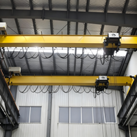 Pont roulant monopoutre compact sur mesure de style européen à faible hauteur de levage, moteur triphasé 380V 50Hz, norme FEM pour usine intérieure